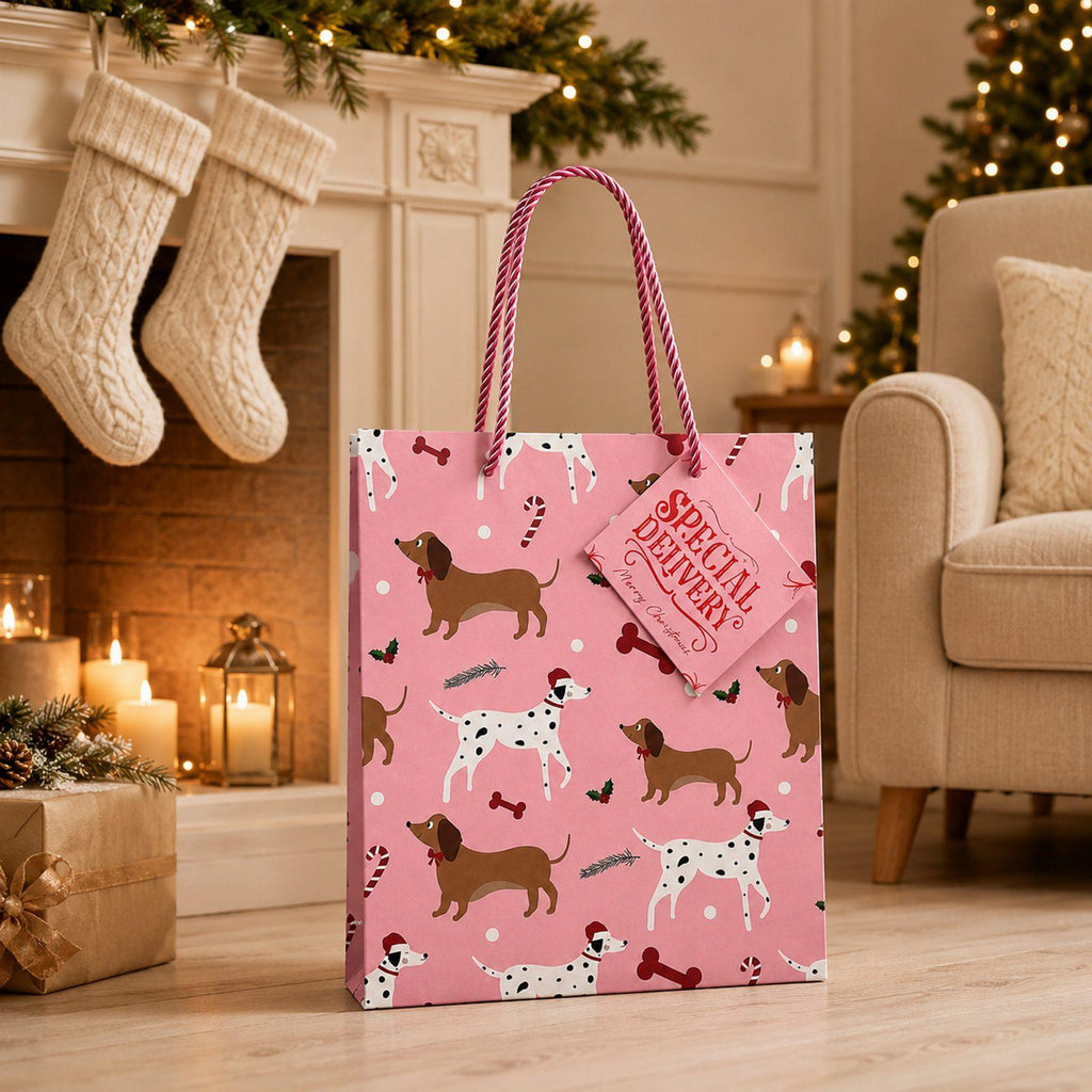 Christmas Gift Bag for Santa Presents under the Christmas Tree