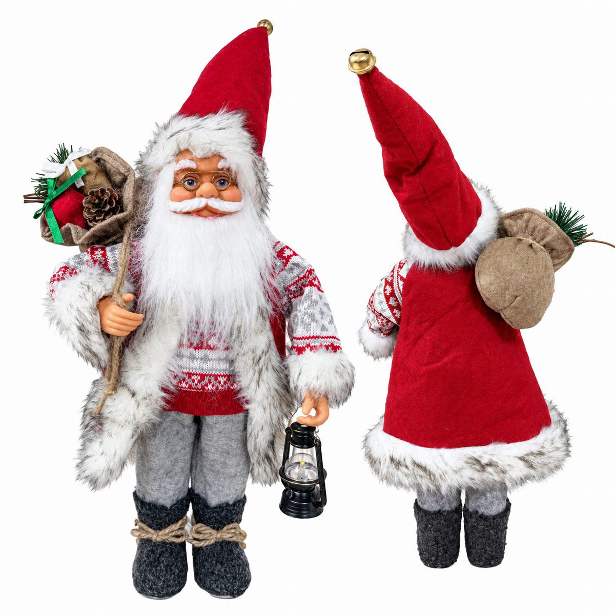 Premium Scandinavian Santa Claus Christmas Figurine 60 cm
