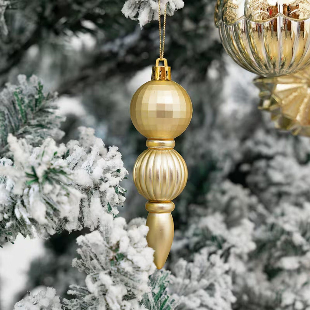 Shatterproof Decorative Christmas Baubles Set 52 pcs