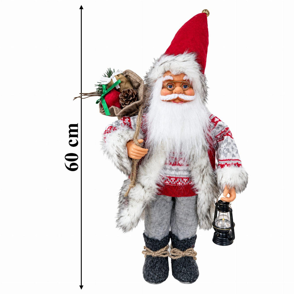 Premium Scandinavian Santa Claus Christmas Figurine 60 cm