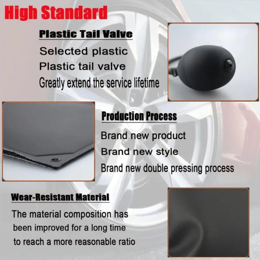 Reguleeritav silikoonist õhupump auto remondiks, uste ja akende paigaldamiseks