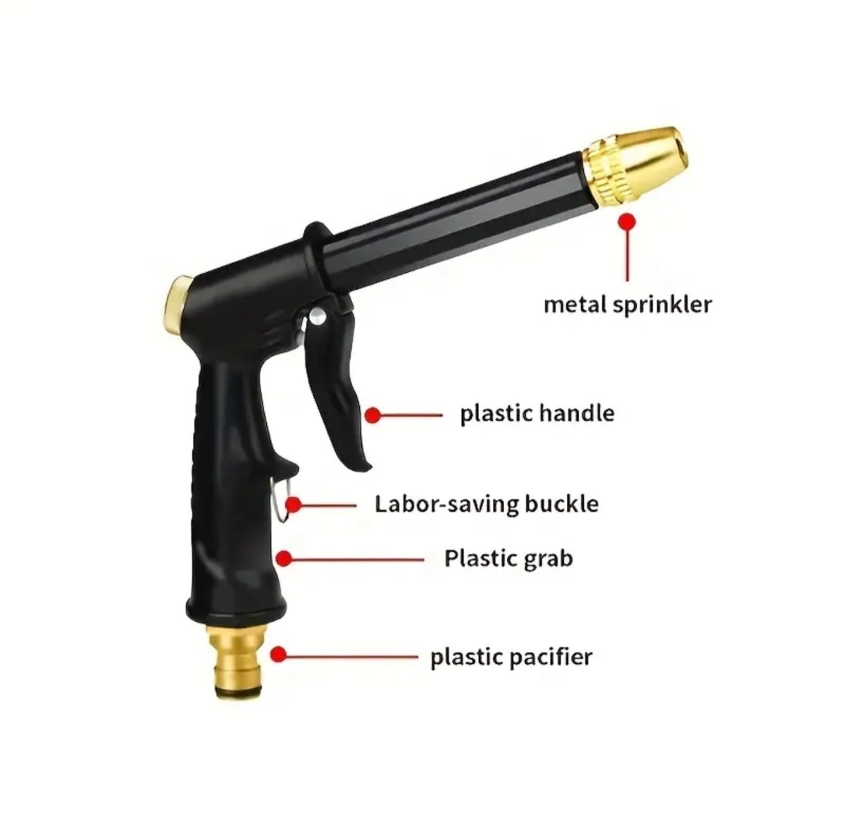 Adjustable Spray Gun for Water Hose