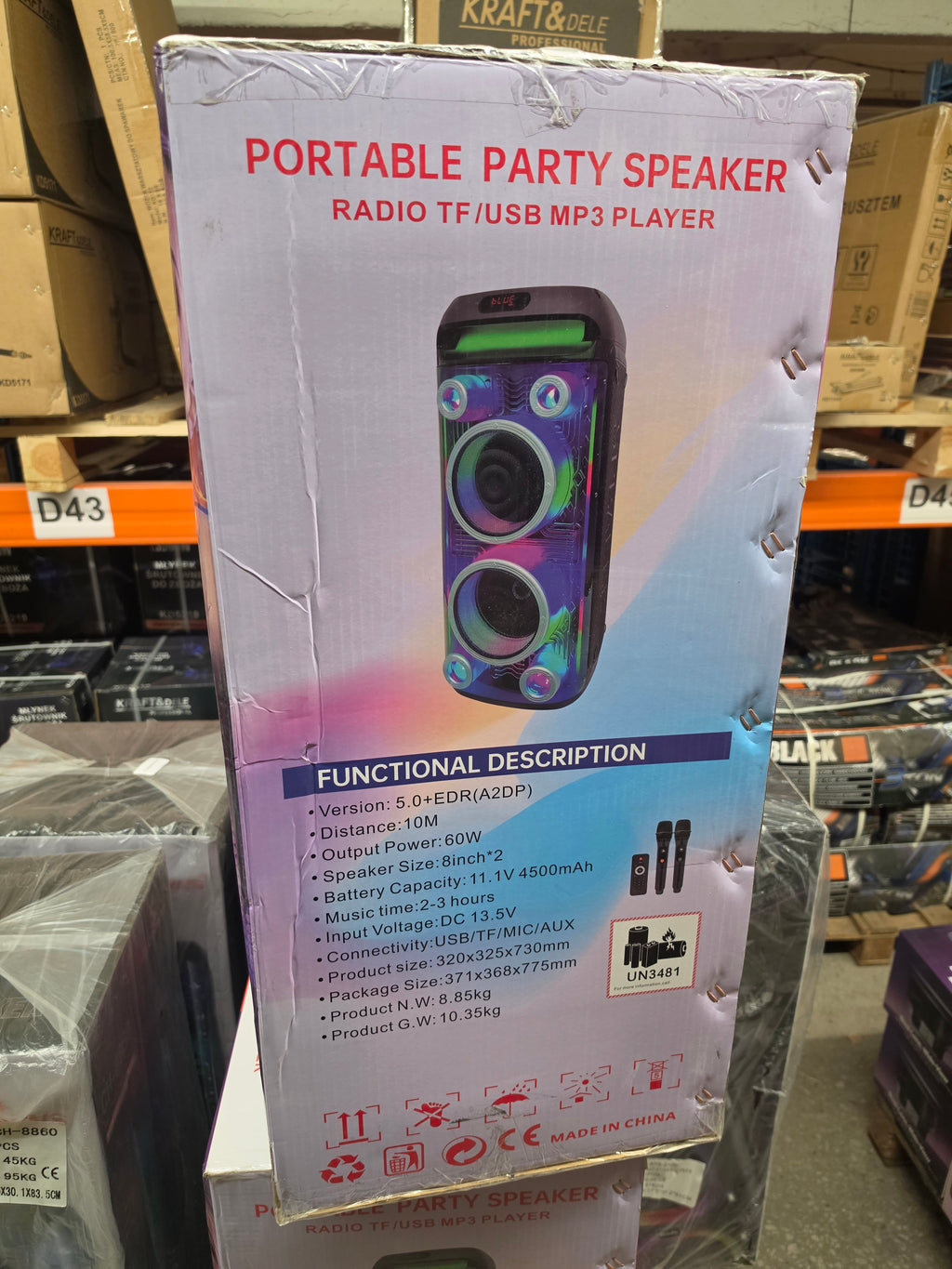 Bluetooth-kõlar SP-WGY-8828