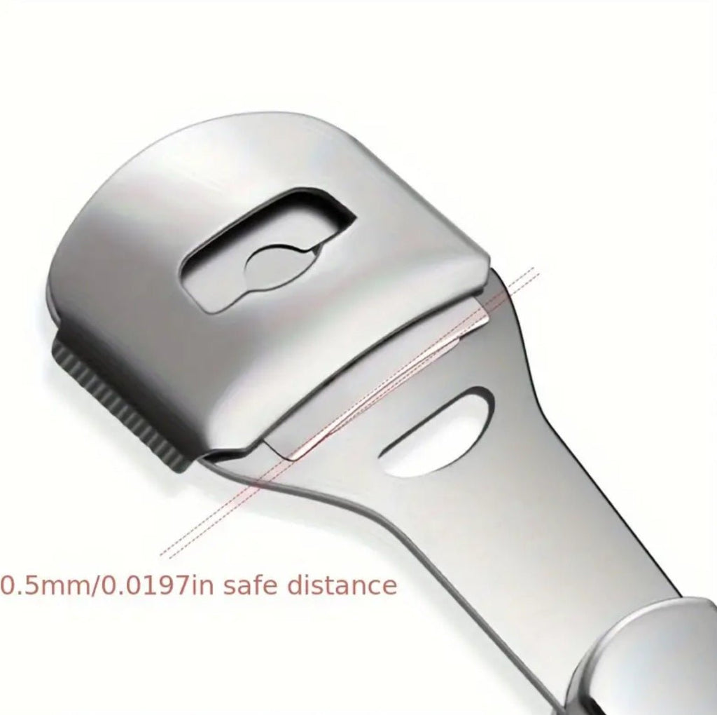 Roostevabast terasest paksu nahapaksendi eemaldaja koos 10 varutera (10 tk)