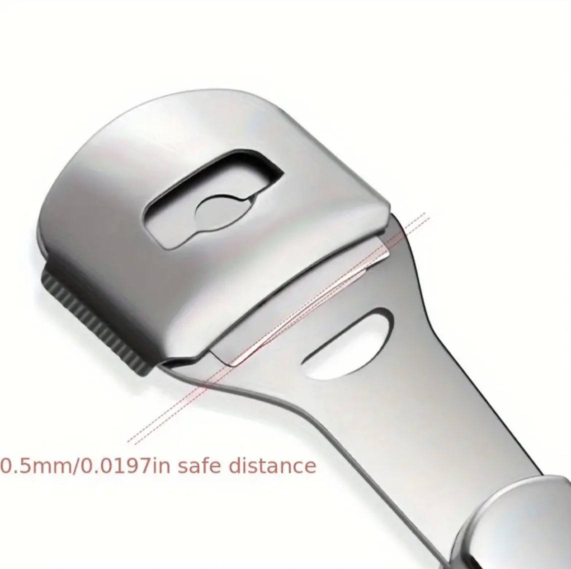 Roostevabast terasest paksu nahapaksendi eemaldaja koos 10 varutera (10 tk)