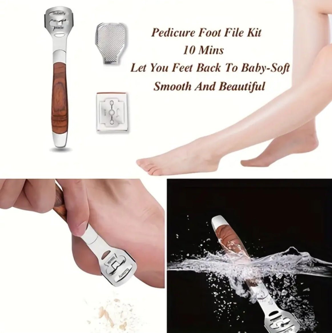 Roostevabast terasest paksu nahapaksendi eemaldaja koos 10 varutera (10 tk)