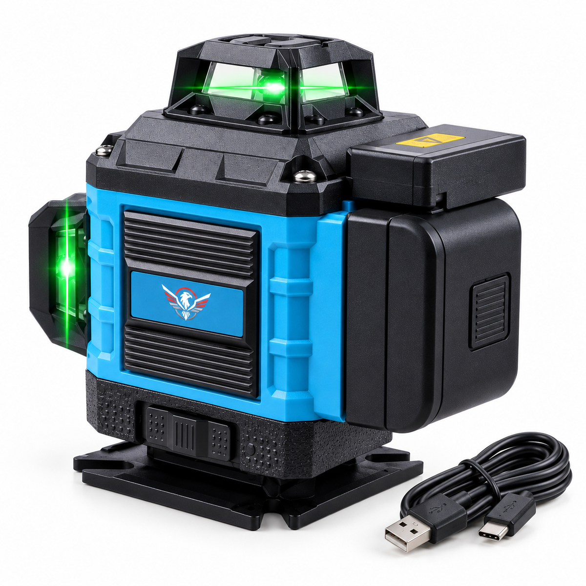SKYTECH SK-5616 taaslaetav roheline laserlood külgvaates