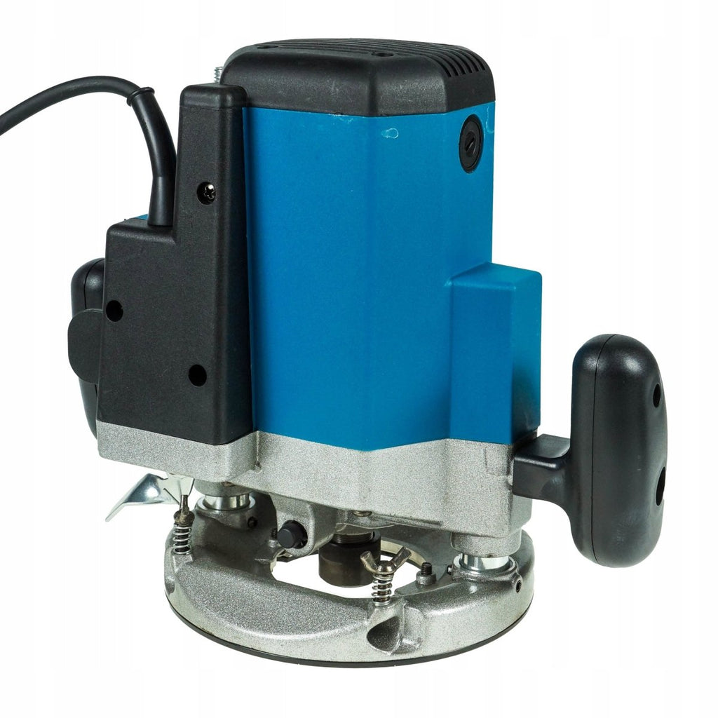 Black Plunge Router 3000W – 55mm Plunge, 9000–20000 RPM, 6/8/12mm Collets (230V)