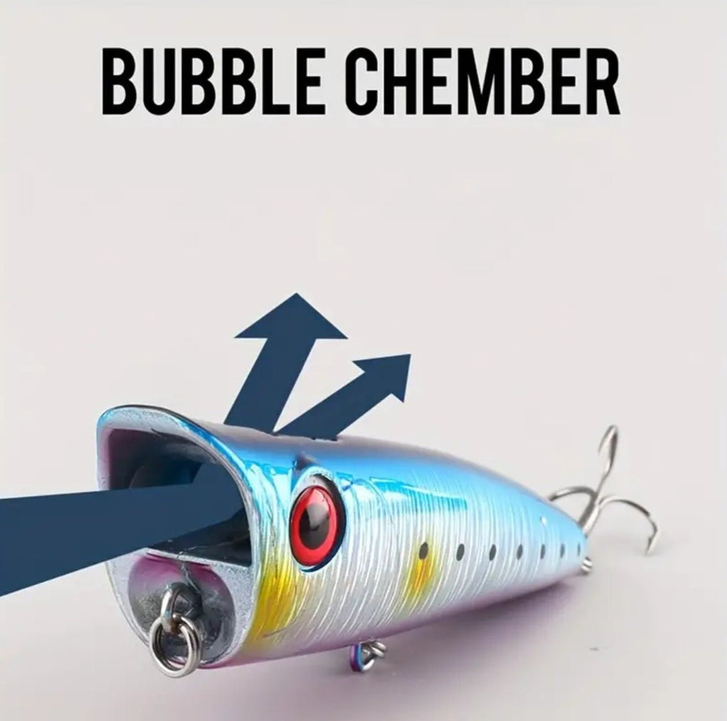 Pritsiv veelainega ujuv popper-tüüpi kalapüügipeibutis