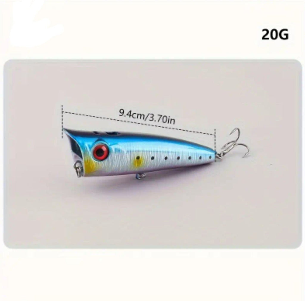 Pritsiv veelainega ujuv popper-tüüpi kalapüügipeibutis