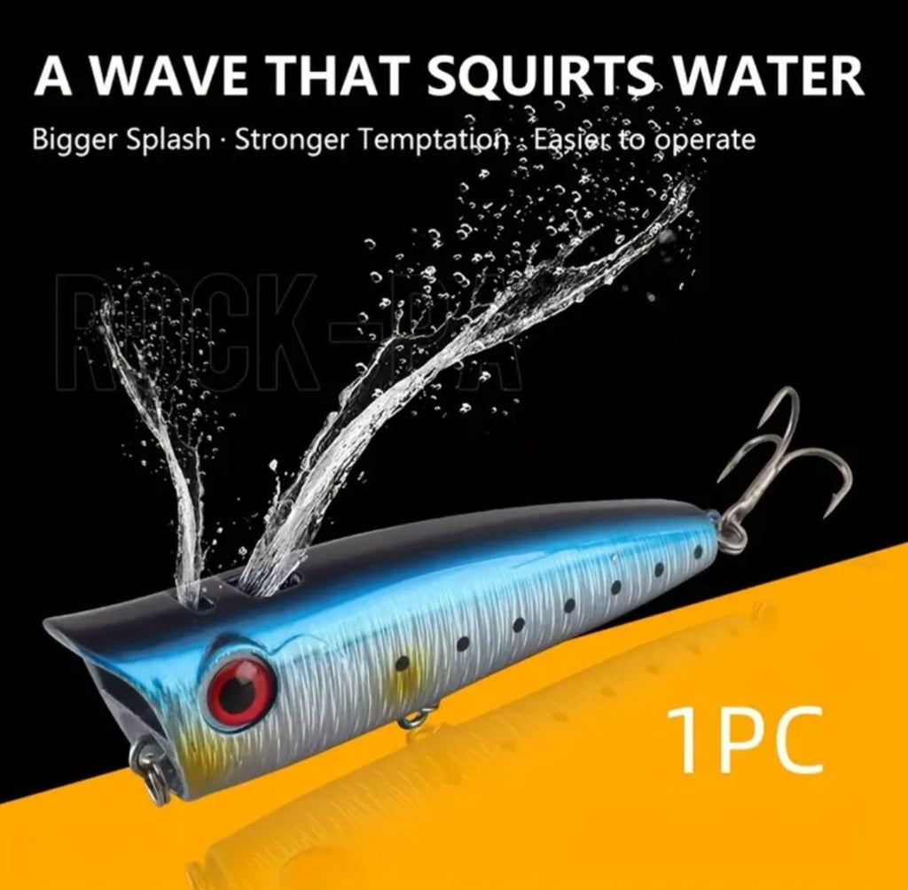 Pritsiv veelainega ujuv popper-tüüpi kalapüügipeibutis