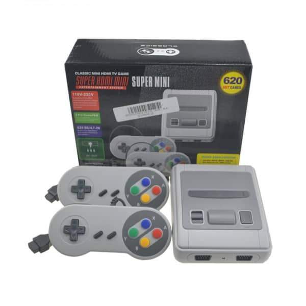 Super Kift retro mängukonsool 620 sisseehitatud mänguga