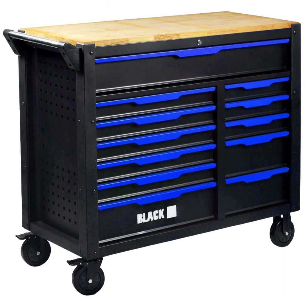 360-Piece Professional Tool Cabinet | 12 Drawers, Wooden Top and Central Lock