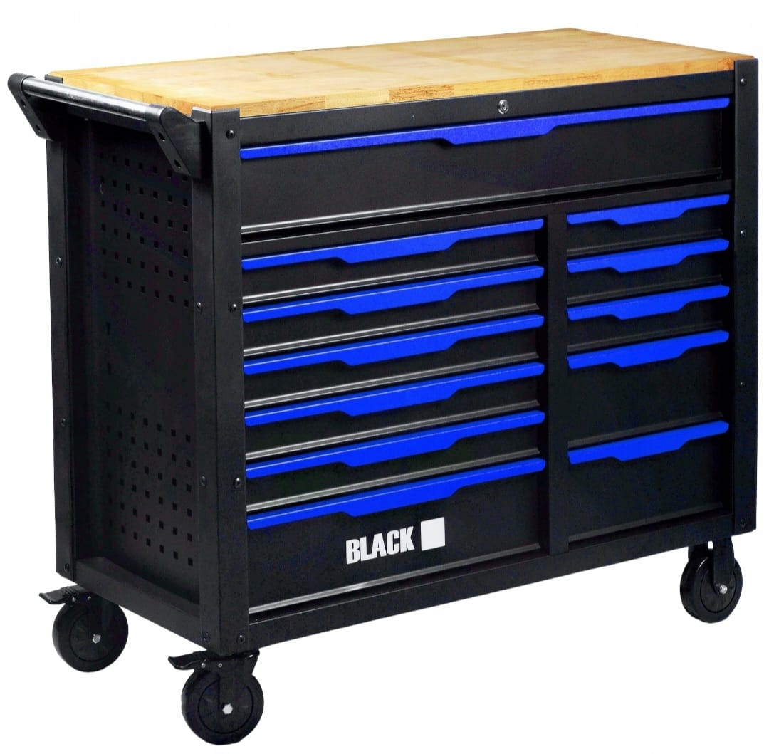 360-Piece Professional Tool Cabinet | 12 Drawers, Wooden Top and Central Lock