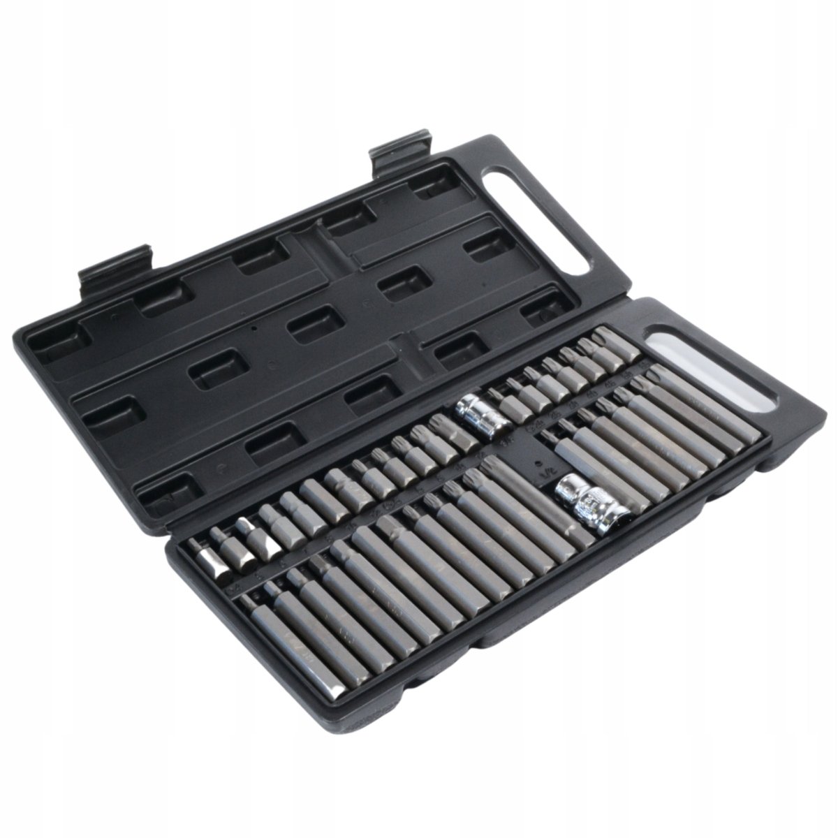 40-Piece Star, Hex & Torx Bit Set with Case
