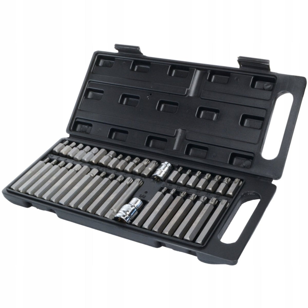 40-Piece Star, Hex & Torx Bit Set with Case