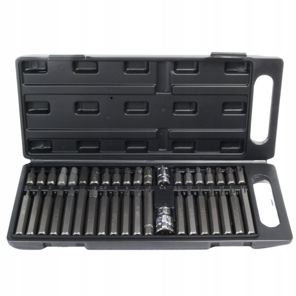 40-Piece Star, Hex & Torx Bit Set with Case