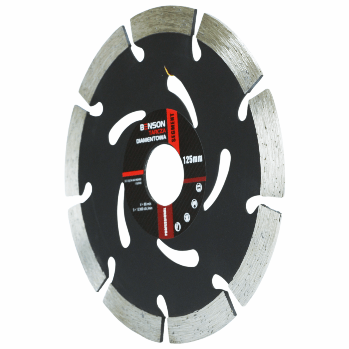 BENSON by BLACK 125 mm teemantlõikeketas nurklihvijale (2 mm)
