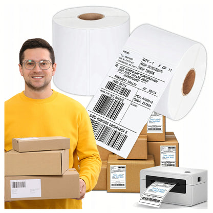 Termokleepsetiketid 100x150 mm, 500 tk (perforeeritud) - Ostuklikk