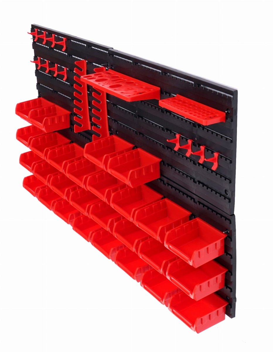 Töökoja tööriistapaneel KD11862 – 4 paneeli 47×27 cm + kandikud & konksud - Ostuklikk