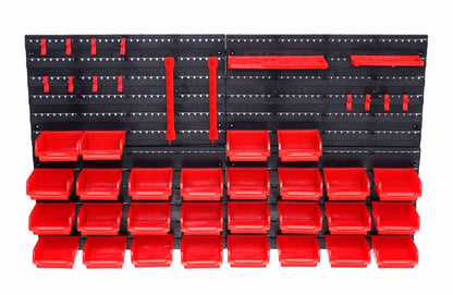 Töökoja tööriistapaneel KD11862 – 4 paneeli 47×27 cm + kandikud & konksud - Ostuklikk