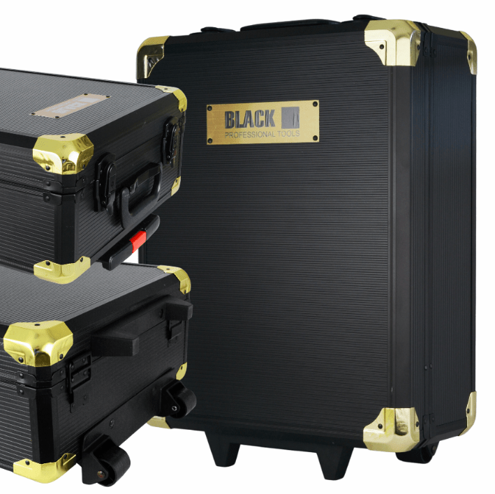 419-tk Black tööriistakomplekt koos padrunvõtmete ja kohvriga