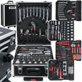 188-Piece Tool Set in Aluminum Case with Wheels and Telesopic Handle (188 tk) (VA13)