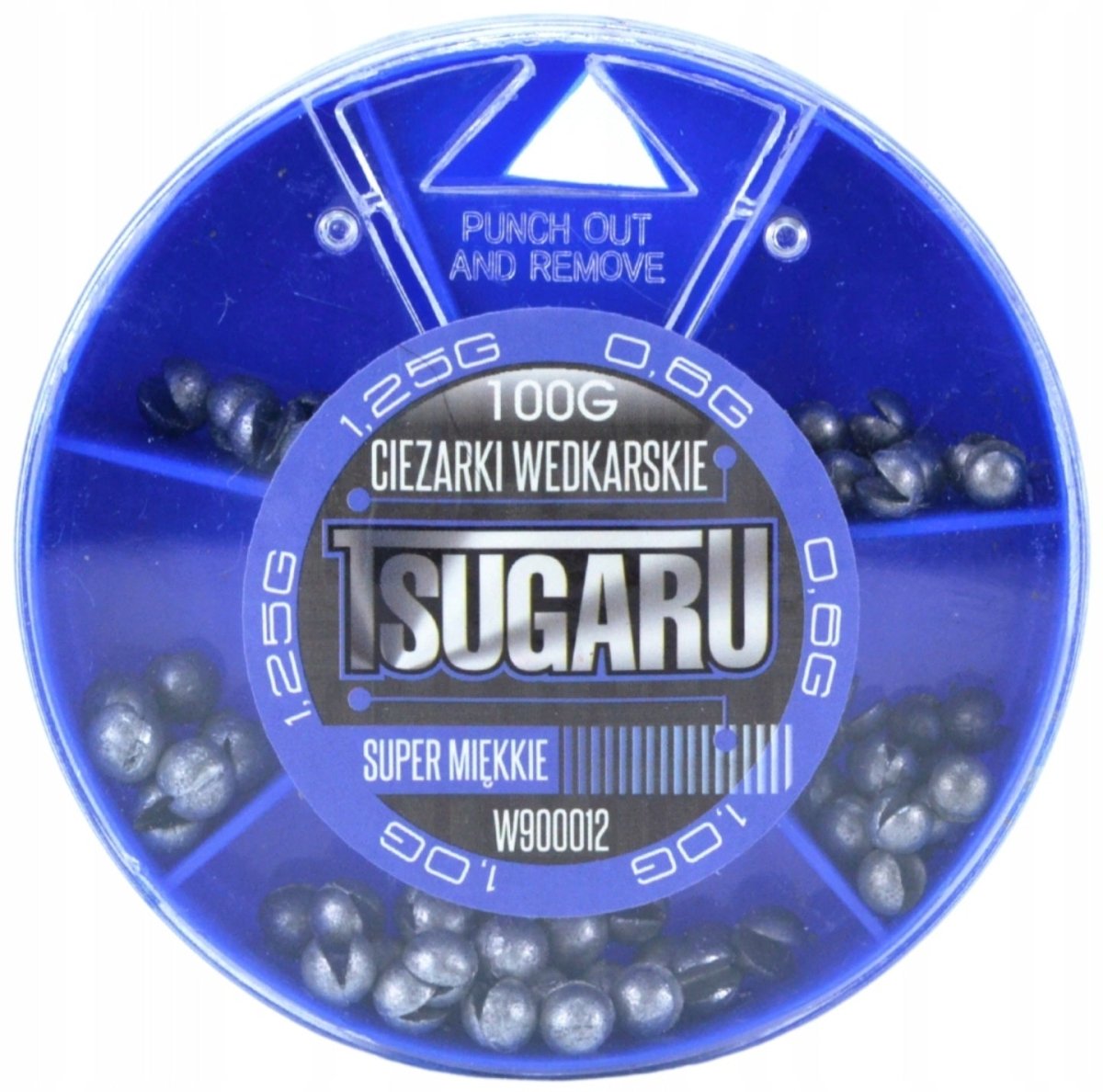 TSUGARU 100g tina raskuste komplekt, 3 suurust, kalastamiseks