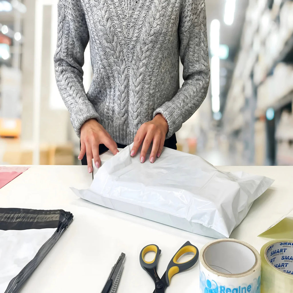 Valged kullerpolüümbrikud B4 260x350 mm, 50 tk