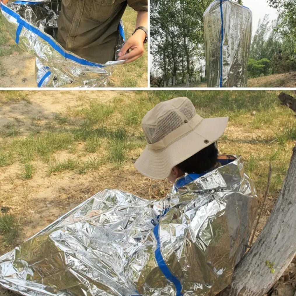 Veekindel hädaolukorra magamiskott kerge kaasaskantav ellujäämisvarustus