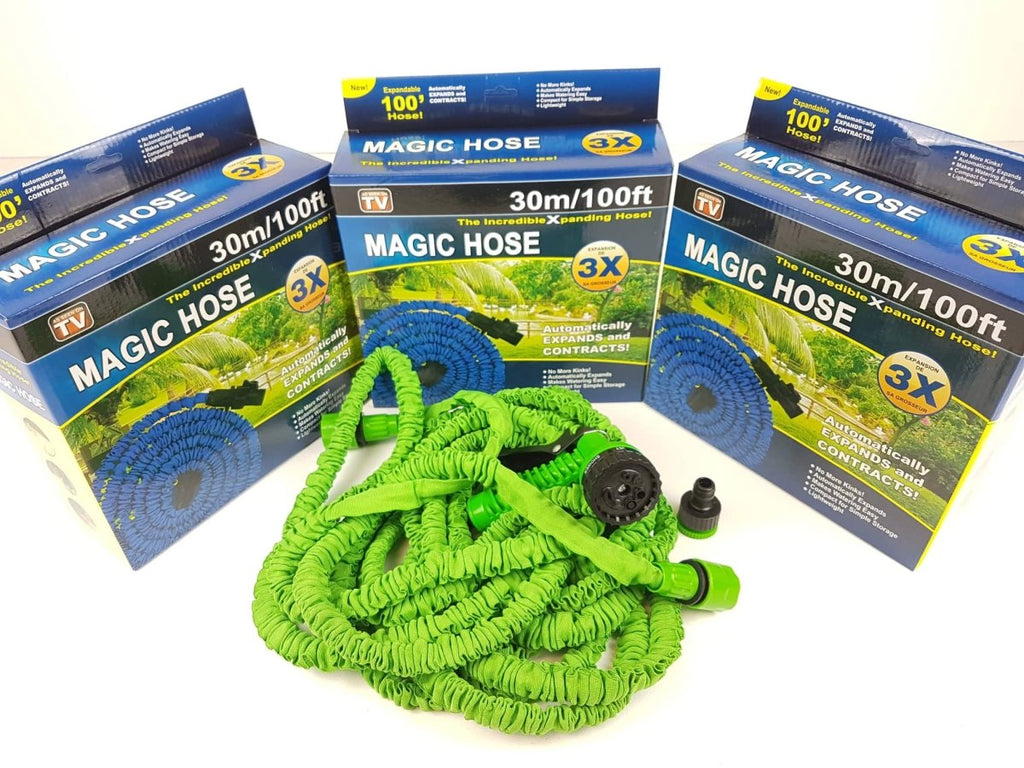 Magic Hose paisuv aiavoolik 30m koos 7-režiimilise pihustiga