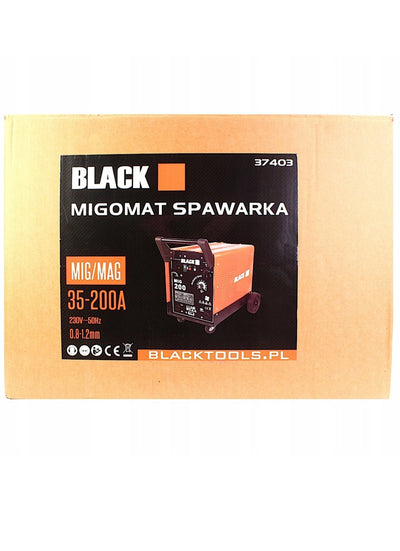 MIG/MAG 200 BLACK TRAFO KEEVITUSMASIN