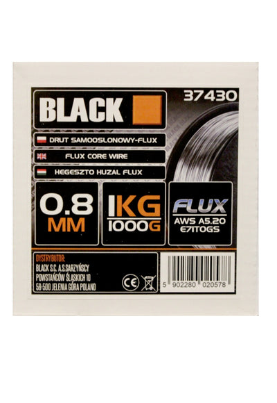Gaasiga keevitustraat FLUX/FCAW Black