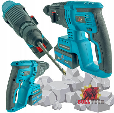 BULL-TECH BT5018XL 48V* 4-in-1 akukomplekt: kruvikeeraja, lööktrell, nühklihvija, mutrikeeraja