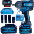 Bull-Tech BT-5601 Cordless Brushless Impact Wrench 1500Nm – 2× 6.0Ah Batteries, 1/2" Drive, Makita Battery Compatible