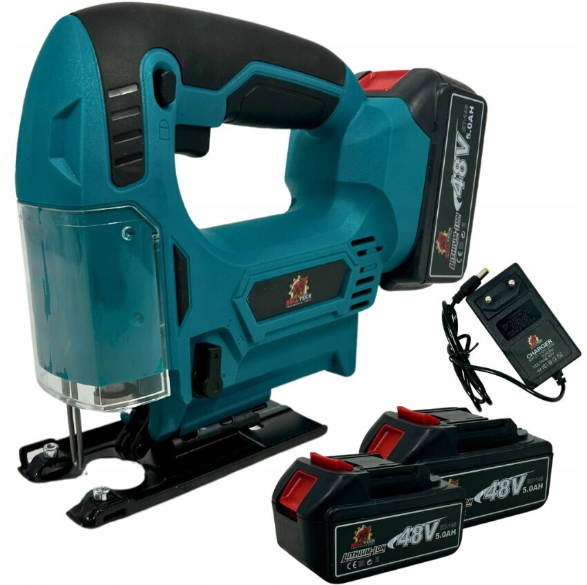 Bulltech BT146 Cordless Circular Saw – 48V 5.0Ah, 2× Batteries + Charger, 0–45° Bevel (BT146)