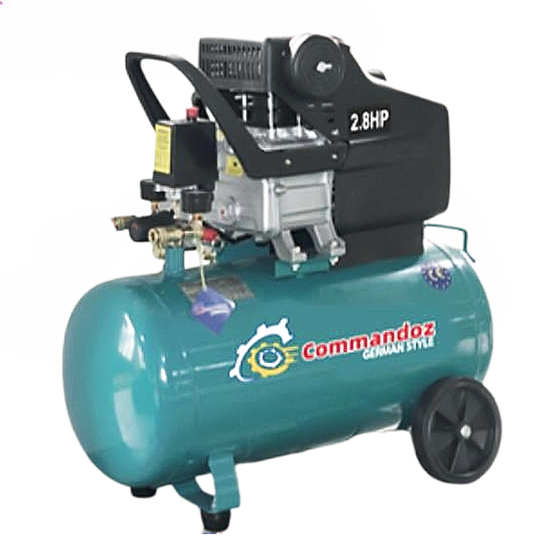 Commandez õliga õhukompressor 24L – 8 bar, 196 L/min, 2.1kW/2.8hj 230V