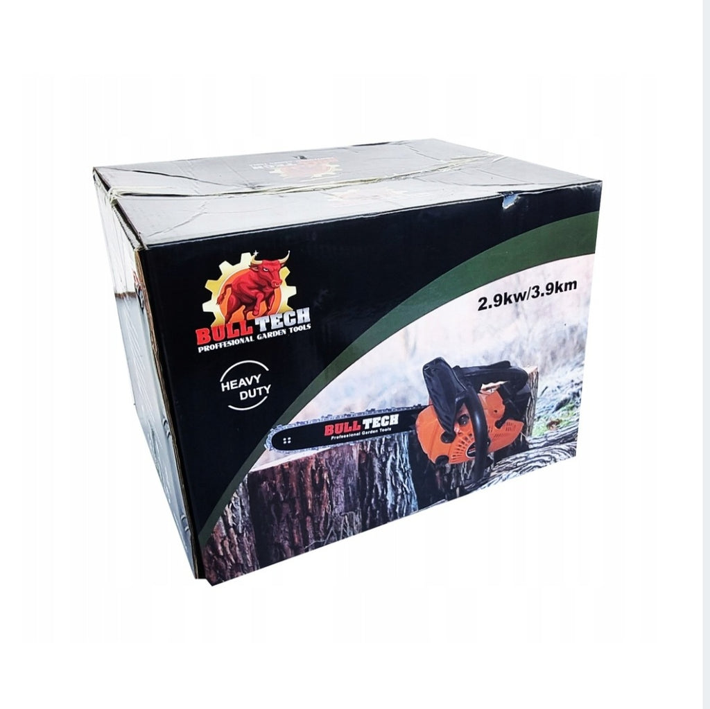 BullTech BT-7003 Petrol Chainsaw 3.9 HP – 25cm Cutting Length, Easy Start, Primer Pump