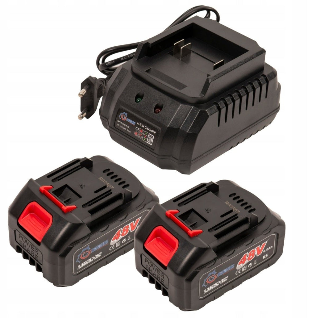 RANGERZ RS-618 juhtmeta harjadeta löökmutrivõti 1000Nm – 48V 6.0Ah, kohver + tarvikud (RS-618)