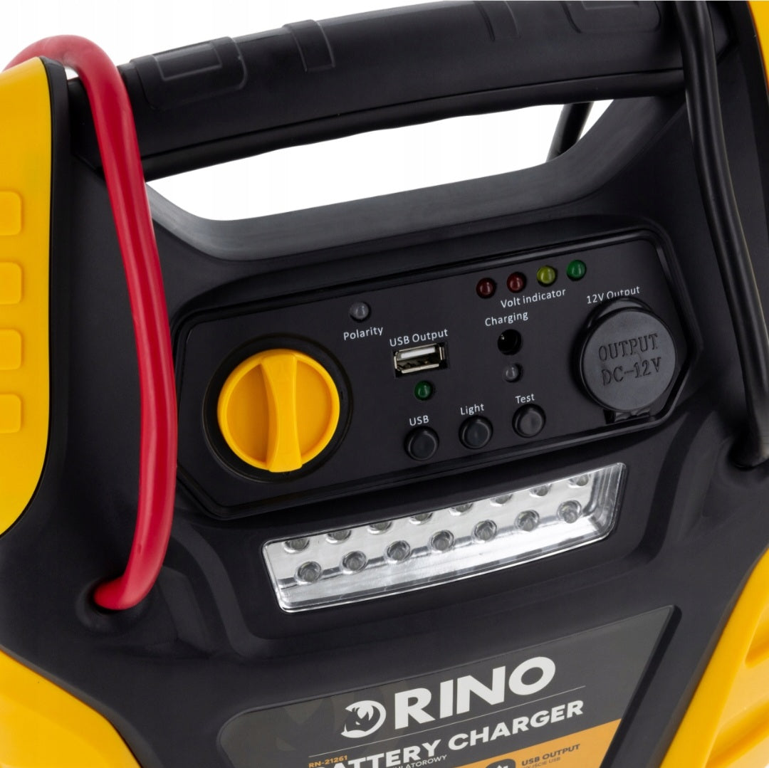 Orino BOOST12LI 5-ühes 12V akulaadija ja käivitusabi – 17Ah, 400A käivitus / 900A tipp, 250 PSI kompressor