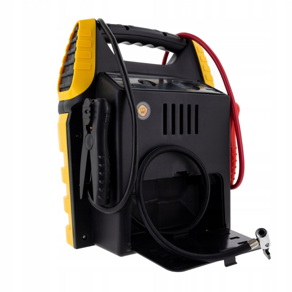 Orino 5-in-1 12V Battery Charger & Jump Starter – 17Ah, 400A Start / 900A Peak, 250 PSI Compressor
