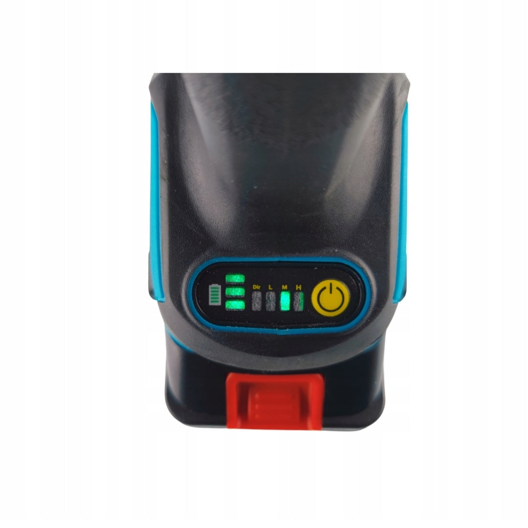 BullTech 48V 2-ühes juhtmevaba tööriistakomplekt – nurklihvija + puur/kruvikeeraja, 2× 5.0Ah akud, harjavaba, 125mm