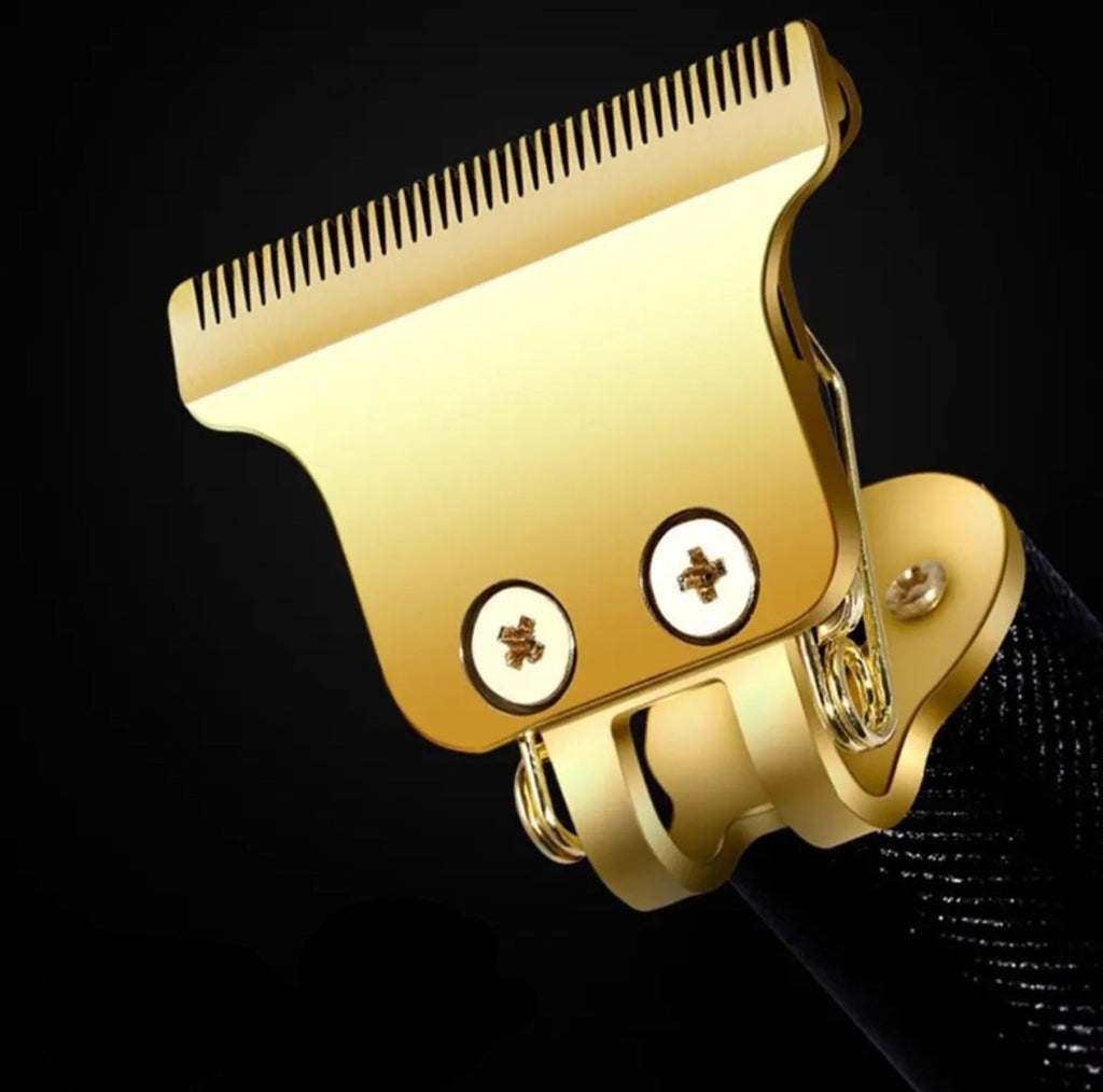 Vintage-stiilis juukselõikur USB-laadimise ja 4 juhikkammiga