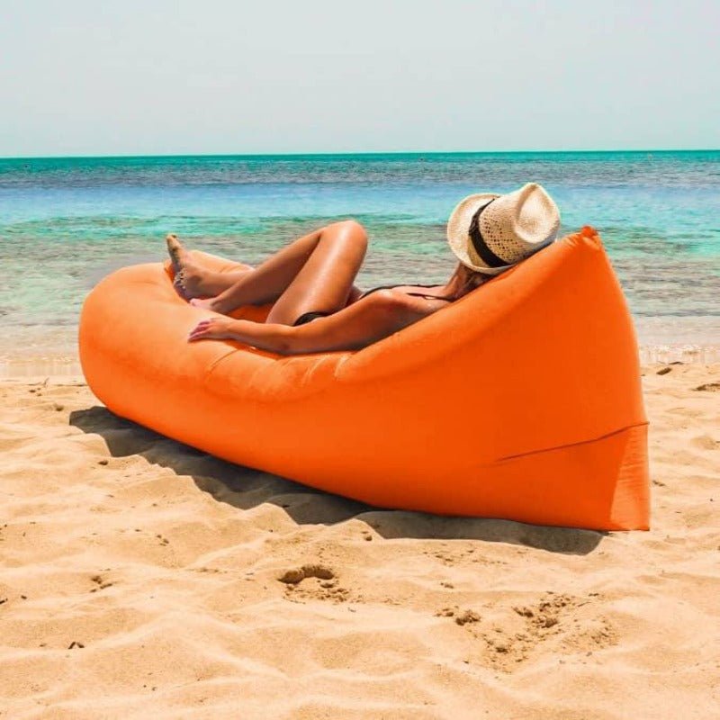 Inflatable Air Sofa Lounger 240x90x50 cm Orange