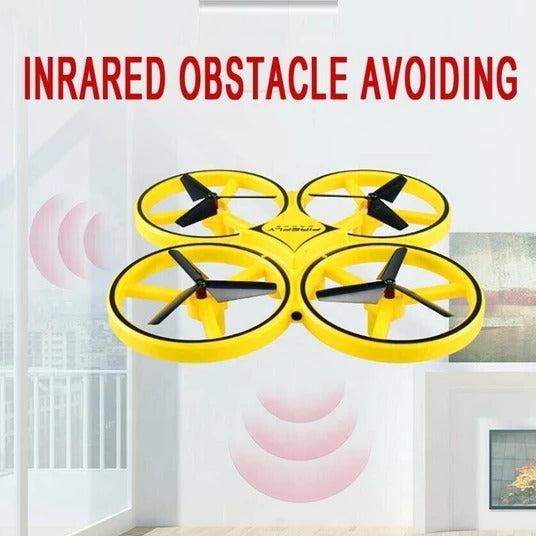 Vinge 4-teljeline käega juhitav droon LED-tuledega