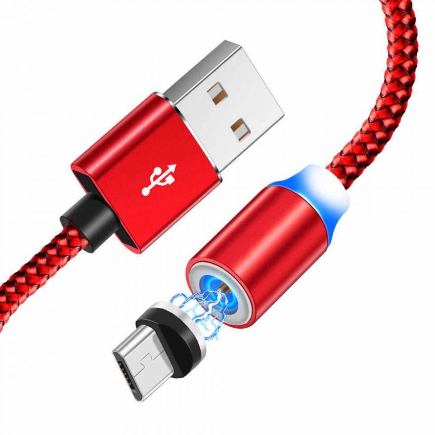 Vinge magnetiline kiirlaadimiskaabel USB-C, iPhone, Micro-USB