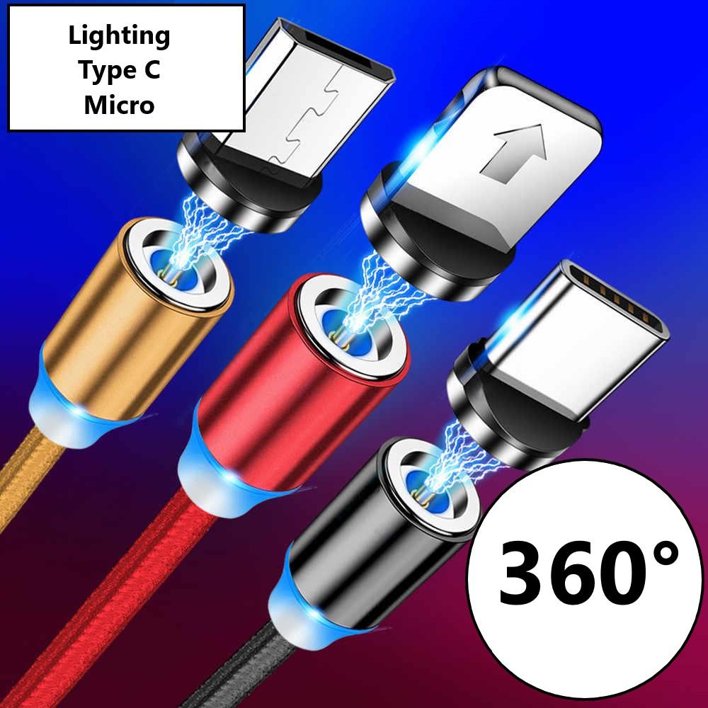 Vinge magnetiline kiirlaadimiskaabel USB-C, iPhone, Micro-USB