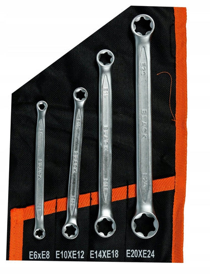 Võtmekomplekt 47 osa 6–32 mm – leht/silmus, TORX, C - tüüpi – BLACK, Cr - V - Ostuklikk