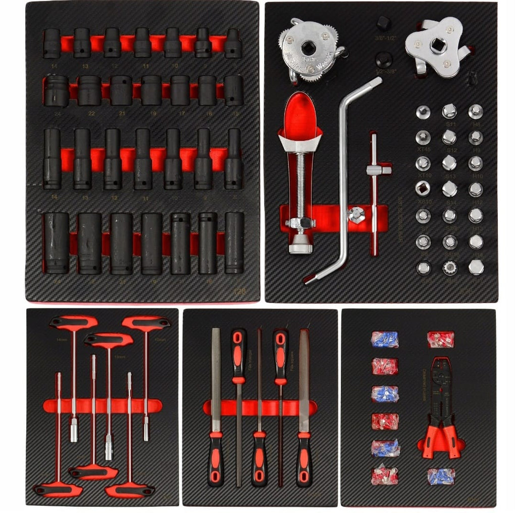 BLACK 542-osaline professionaalne tööriistakäru 10504