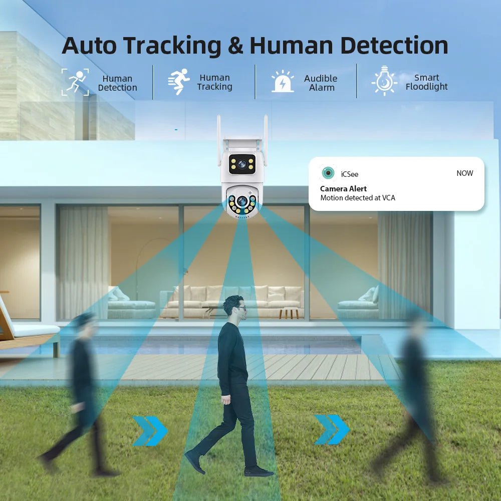 WiFi Kahe Kaameraga Turvakaamera - Täielik Järelevalve ja Turvalisus - Ostuklikk